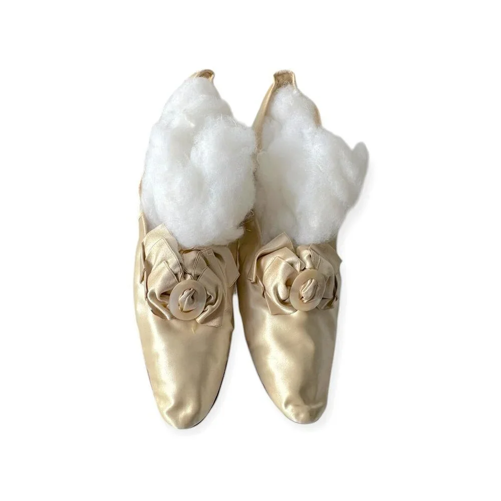 Antique Wedding Shoes by A.J. Cammeyer – Circa 1890s-1920s, Size 6B‎